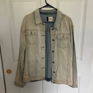 Roxy Two-Tone Denim Jacket